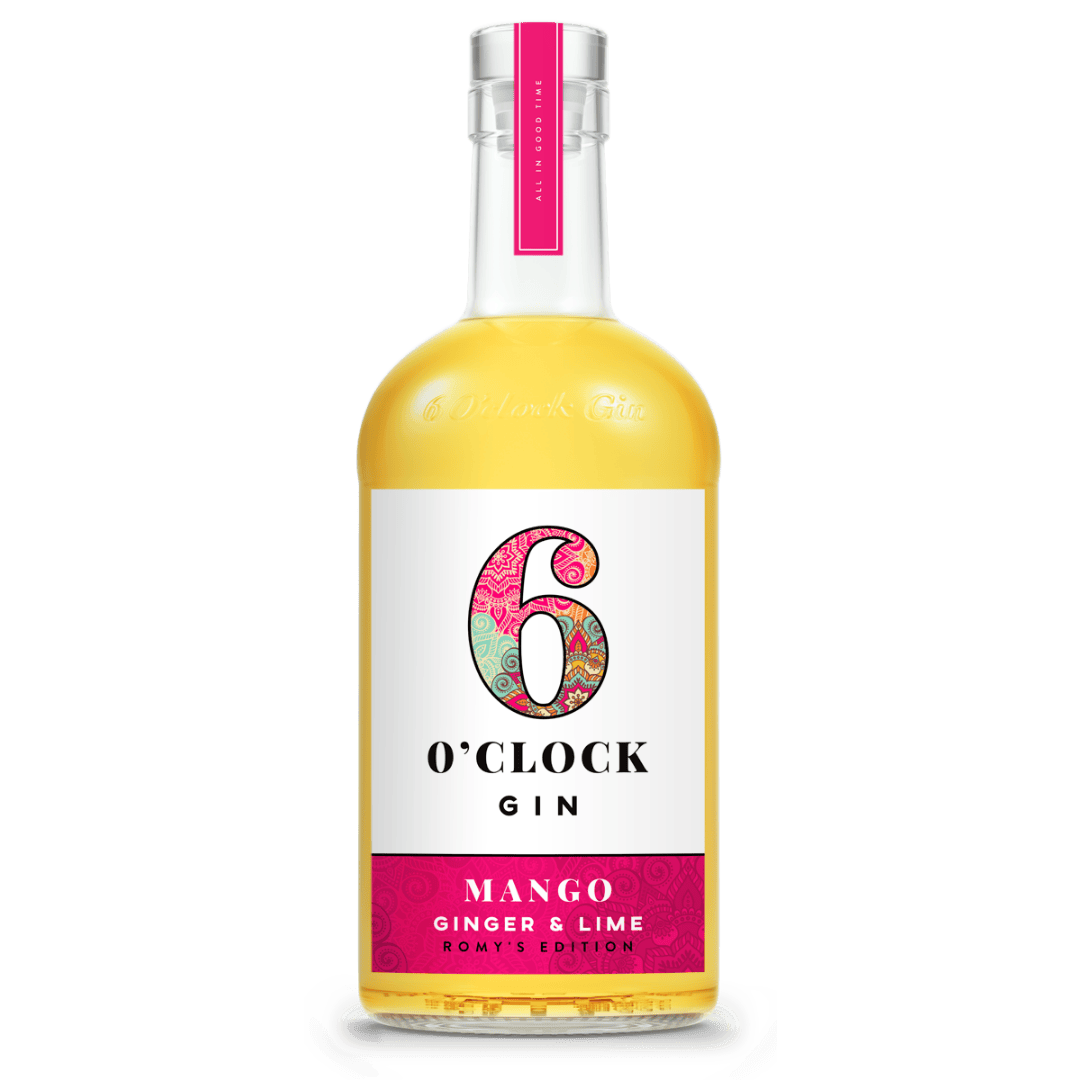 Bottle of Mango Ginger & lime gin