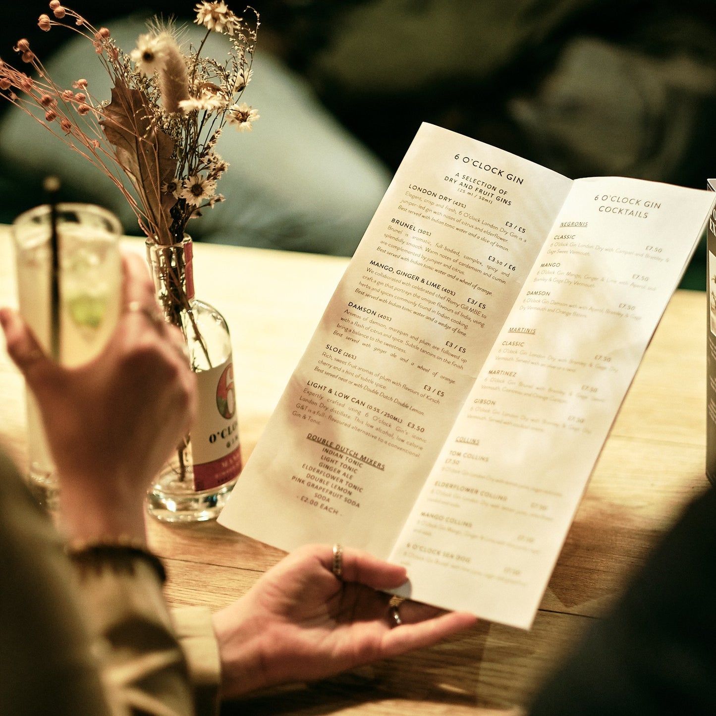 Gin Tasting Experience @ 6 O'clock Gin at The Glassboat