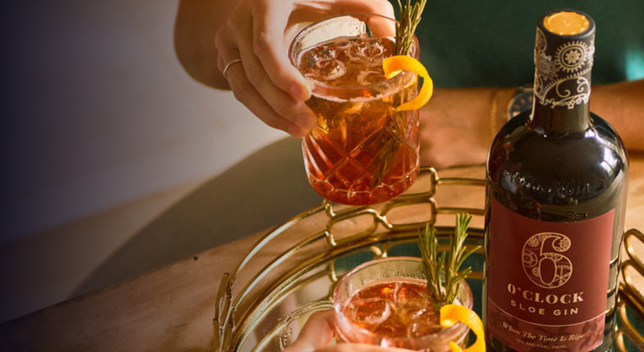 6 O’clock Sloe Royale Jelly Flutes from The Gin Baker